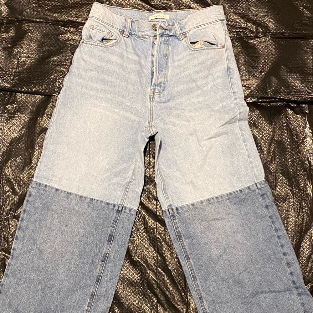 PacSun mom jeans barley worn